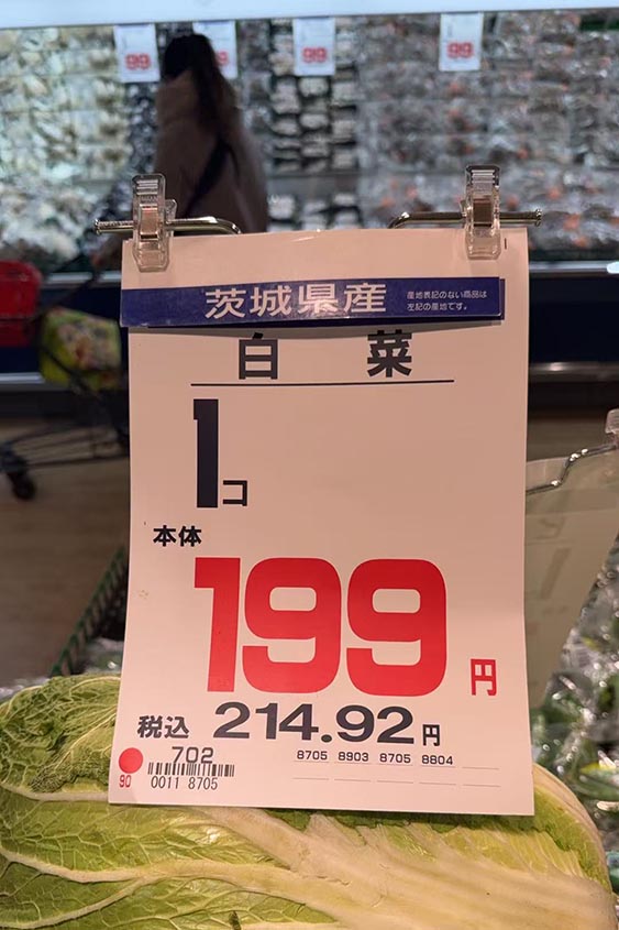 日本家庭恩格尔系数创44年新高 食品价格飙升挤压消费空间