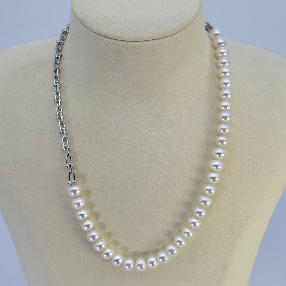 温柔到骨子里✨半链半珠珍珠项链