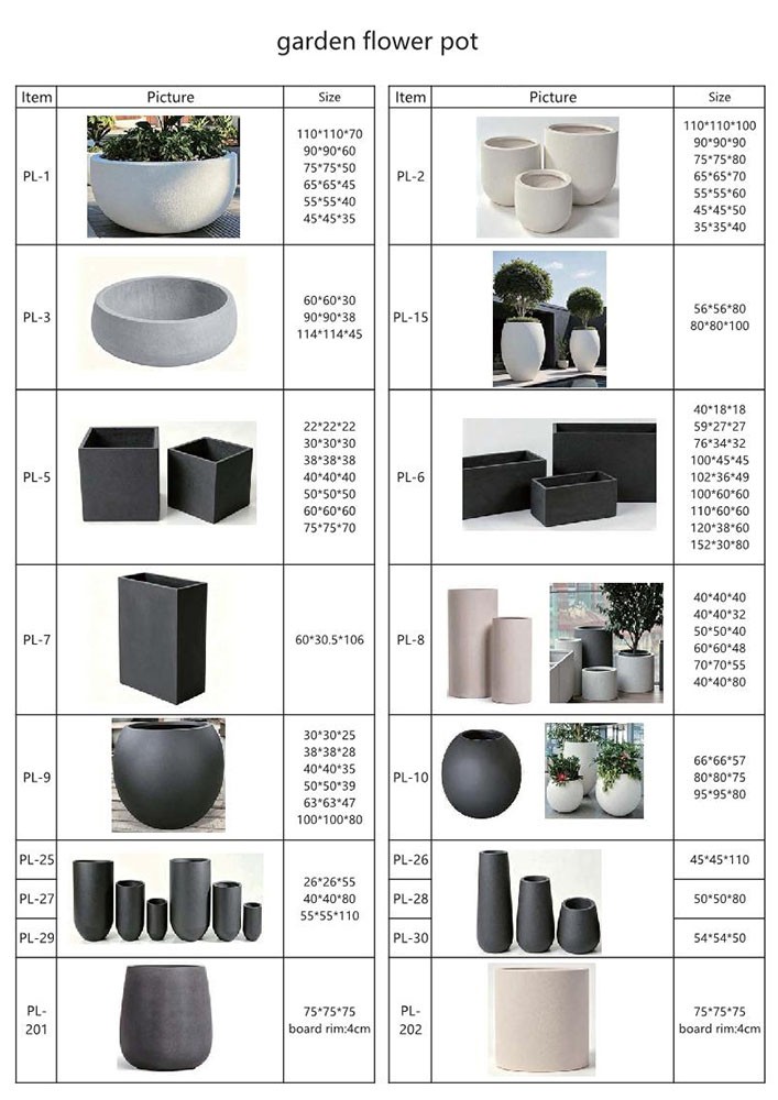 PL-5ガーデンプランター,garden flower pot,花盆,户外花盆,种植盆,景观花钵,才一ダ一メイド,custom-made,