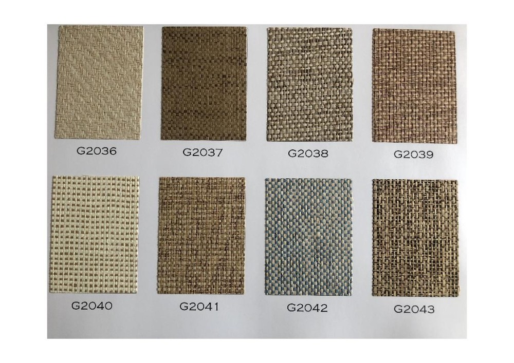 G2036-2043紙糸壁紙 | Paperweave Wallcovering -纸编墙布-墙纸-壁纸-才一ダ一メイド-custom-made